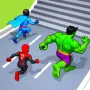 Hero Transform Race is a superhero-morphing action racing game where players must overcome obstacles in a speed race. You must morph into a swimming, wall-climbing, or...