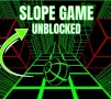 Slope Unblocked is the unlocked version of the famous speed game Slope. You can play it anytime and anywhere without being stopped by the local network firewall...