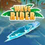 Wave Rider is a survival arcade surfing game. You navigate a fast surfboard through a tropical ocean layout. Your main goal is to travel the maximum distance while managing board health. 